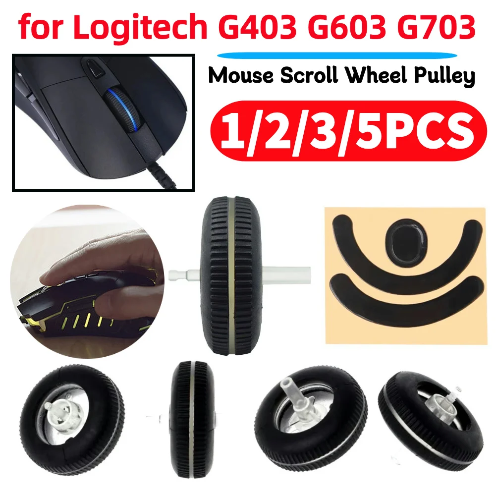 Mouse Scroll Wheel Pulley Mouse Feet Plastic Rolling Wheel Mouse Roller for Logitech G403 G703 G603 Gaming Mouse Accessories