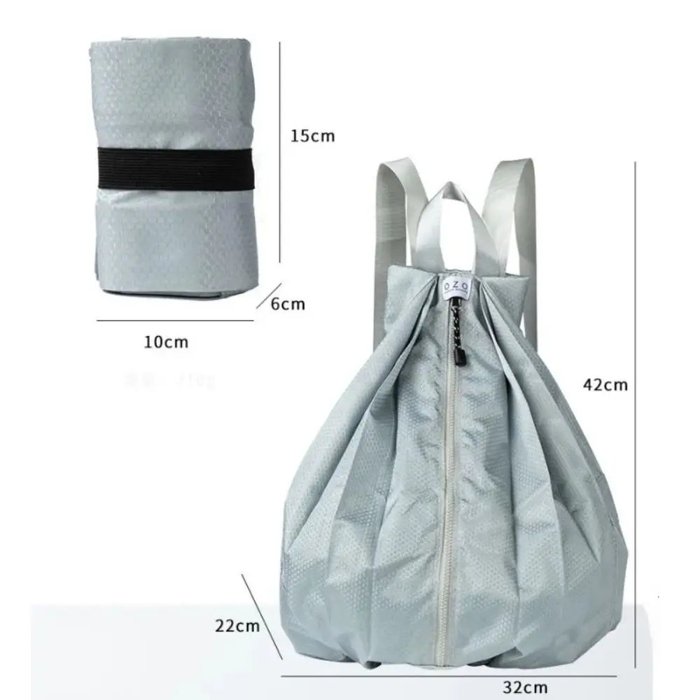 Nylon Portable Backpack New Thicken Outdoor Folding Bag Rucksack Foldable Waterproof Sports Backpack