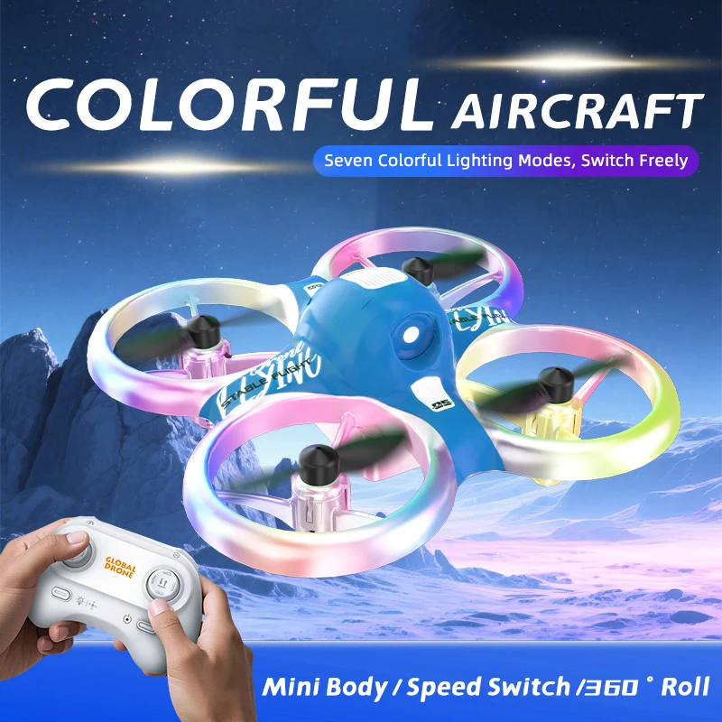 Mini Drone Flash 360° Flip 2.4G Remote Control Helicopter Altitude Hold Rc Quadcopter Aircraft Kid Toys For Children Christmas