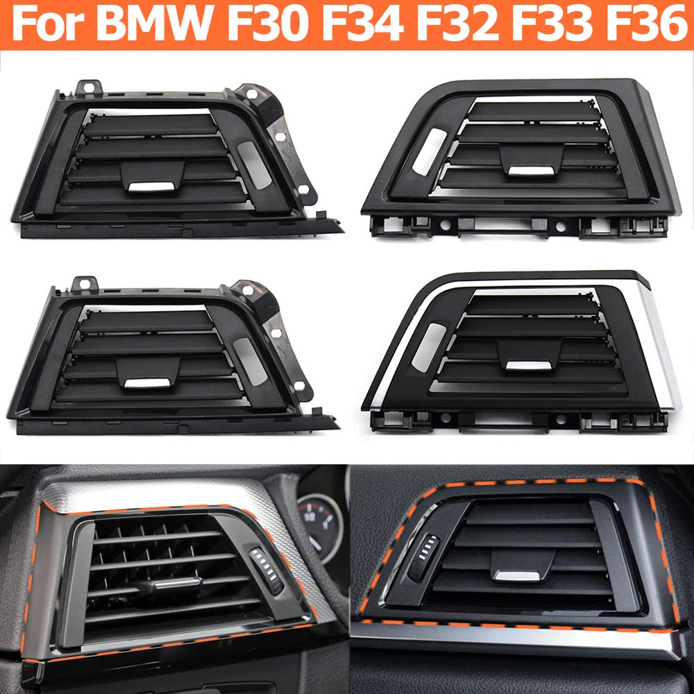

LHD Air Conditioner Front Left Right AC Vent Outlet Grille Panel Cover Repair Kit For BMW 3 4 Series F30 F34 F32 F33 F36 F80 F82