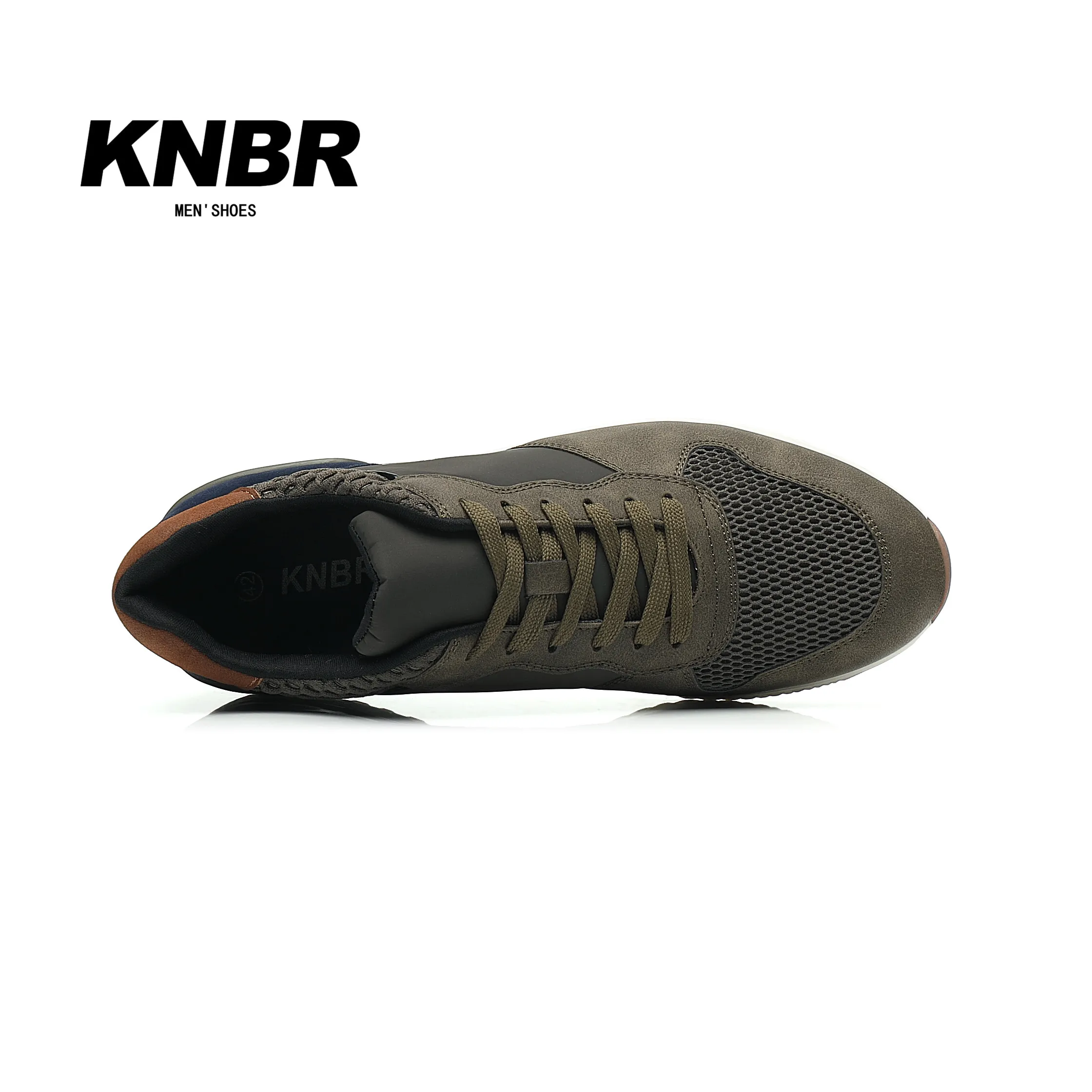 Knbr Casual Sneakers 2024 Heren Sneakers Leren Comfortabele Schoenen Voor Wandelen Jogging Sport Mannen Sneakers Heren Schoenen