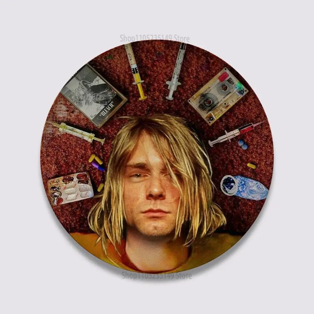 Band N-Nirvana 32/44/58mm Handmade Pins Round Brooch Badge Backpacks Clothes Jewelry Gifts