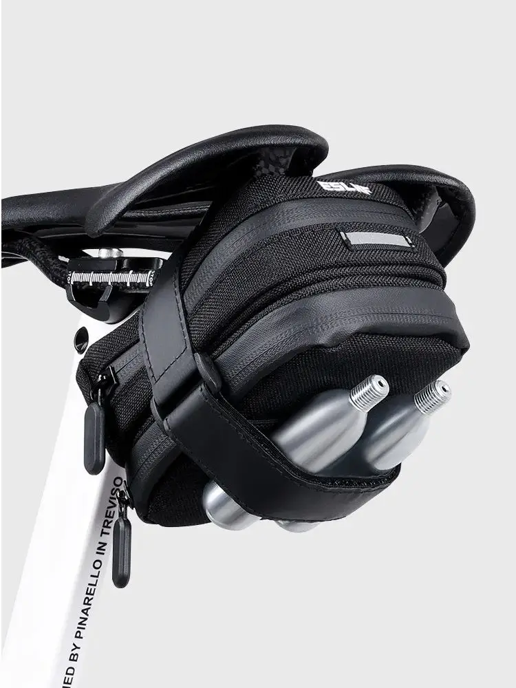 AliExpress ESLNF Detachable Road Bicycle Saddle Bag Wear-resistant Cycling Rear Bag Waterproof Reflective MTB Storage Bag Bike Accessories