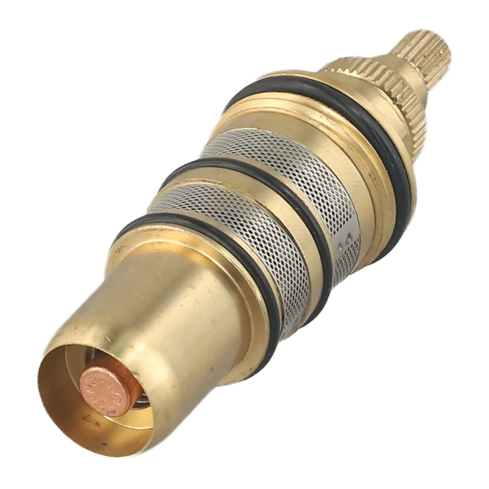 Gold Thermostatic Cartridge Shower Temperature Control Built-in Thermal Element Good Stability For Built-in Thermostatic Mixers