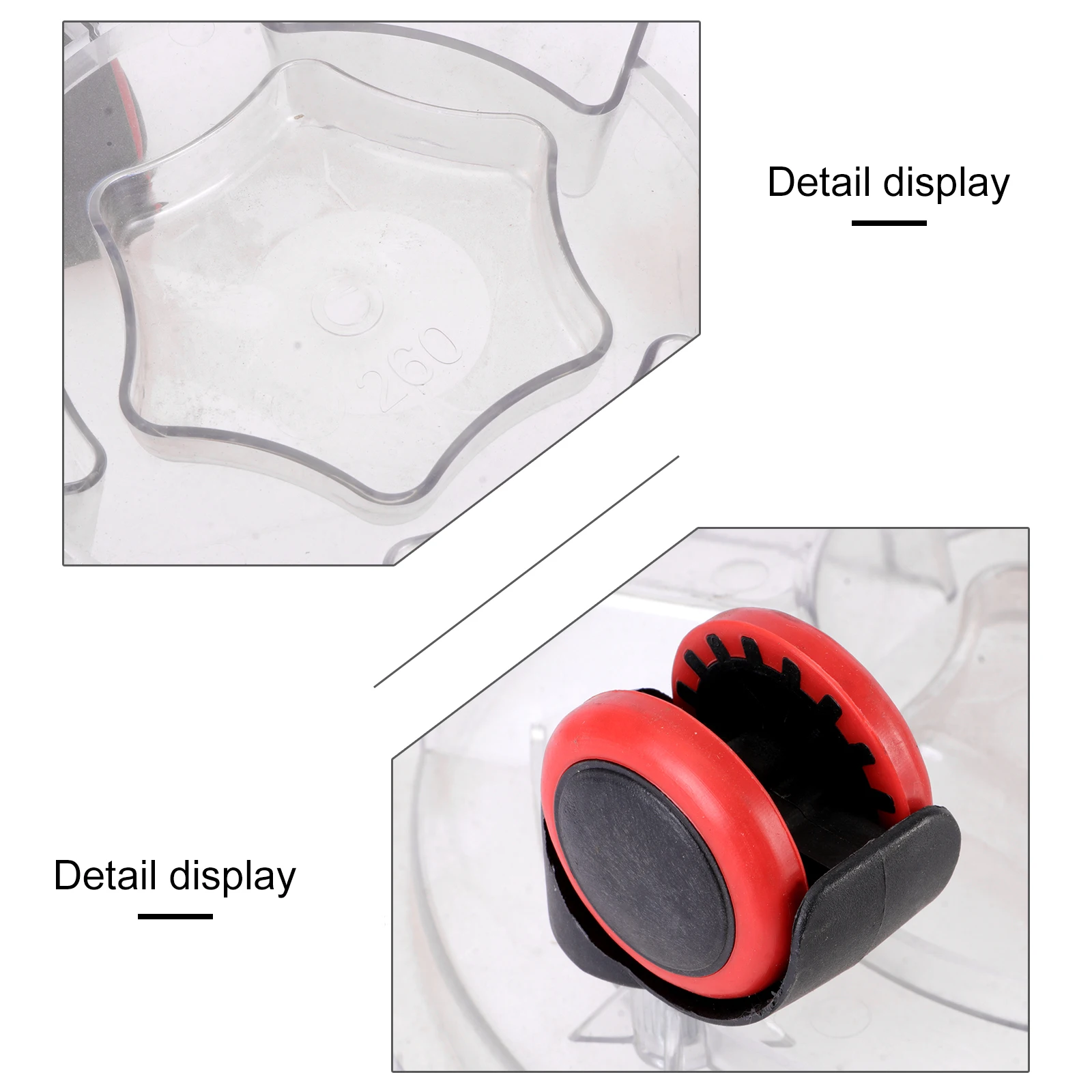 

1Pcs Transparent Round Flowerpot Base Resin Holder Moving Plant Stand for Indoor Outdoor Garden Patio Balcony Floor Protection