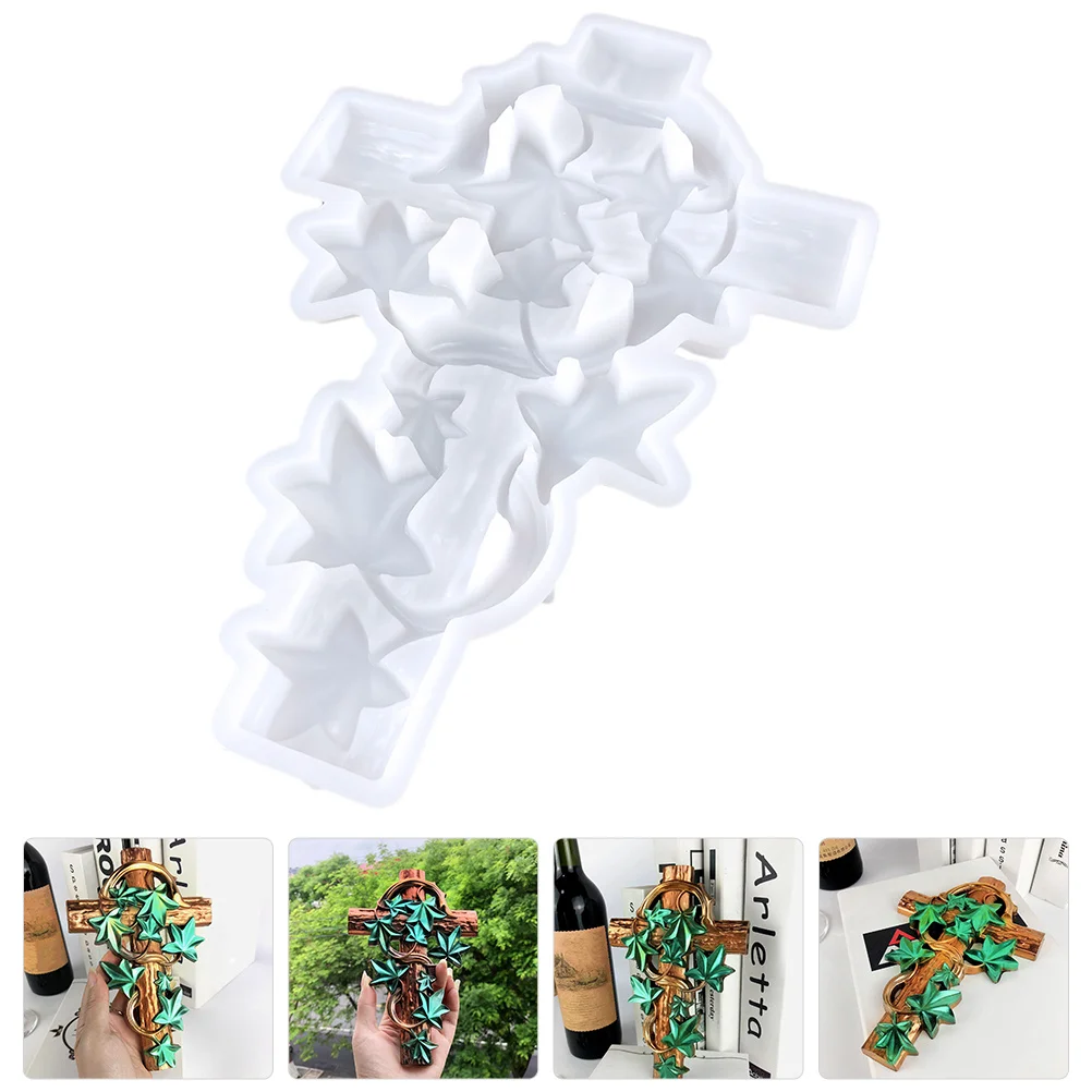 

1pcs Silicone Diy Crafting Flexible Durable Durable Cross Epoxy Cross Silicone Epoxy Mold Resin Mold Jewelry Making Gift
