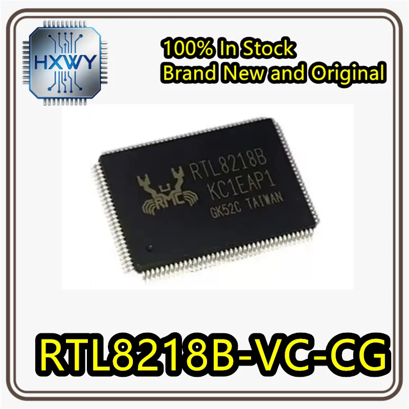 (1/5 piece) RTL8218B-VC-CG RTL8218B QFP128 18-port Gigabit Ethernet Switch Chip Brand New Original Stock