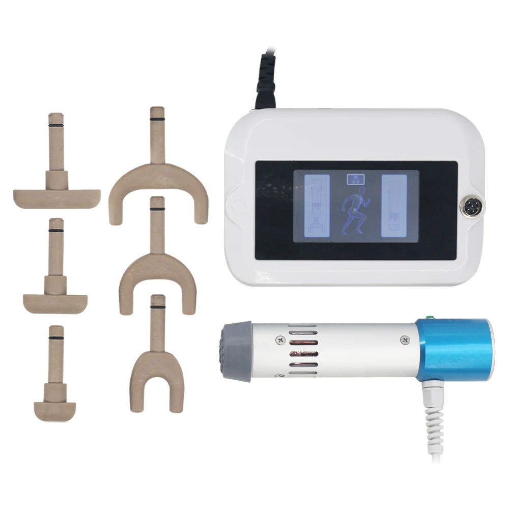 300MJ Shockwave Therapy Machine Lumbar Spine Correction Gun Deep Massage ED Treatment 1800N Electric Chiropractic Tools