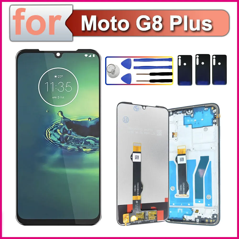 LCD for Motorola Moho G8 Plus LCD Display Touch Screen Digitizer Assembly Replacement for Moto G8 Plus XT2019 Phone LCD Screen