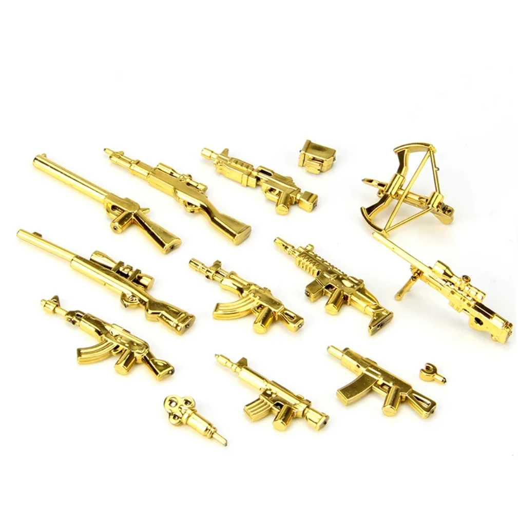 PG999 Chrom Mr. Gold Bausteine Mini-Actionfiguren Spielzeug
