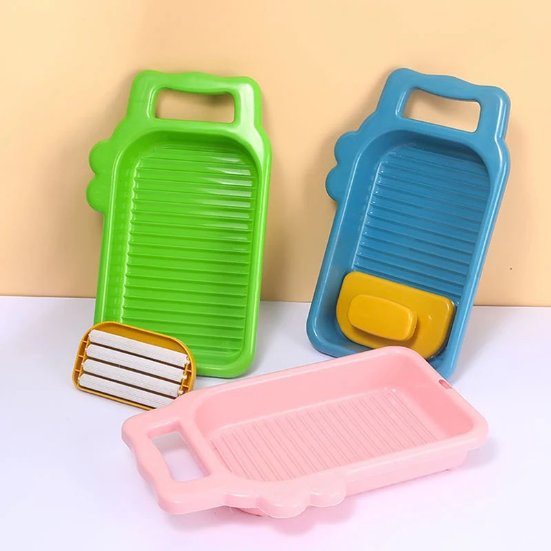 

Washboard Household Cartoon Crocodile Roller Dormitory Hand Wash Underwear Multifunctional Non-slip Washing Board