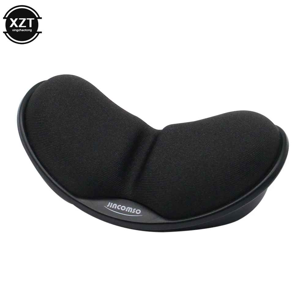 PC 컴퓨터용 3D 손목 받침대 메모리 폼 게이밍 마우스 패드, 편안한 고무 손 손목 받침대 마우스 매트, 인체 공학적 건강한 디자인