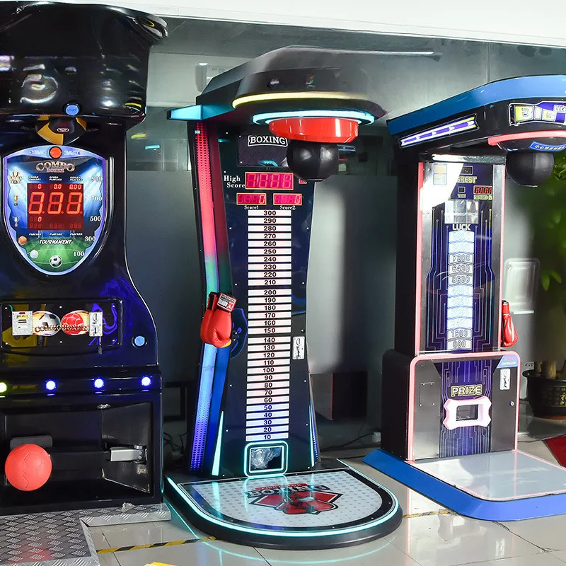 

Large Coin Operated Electronic Boxing Game Machine Boxing Force Tester