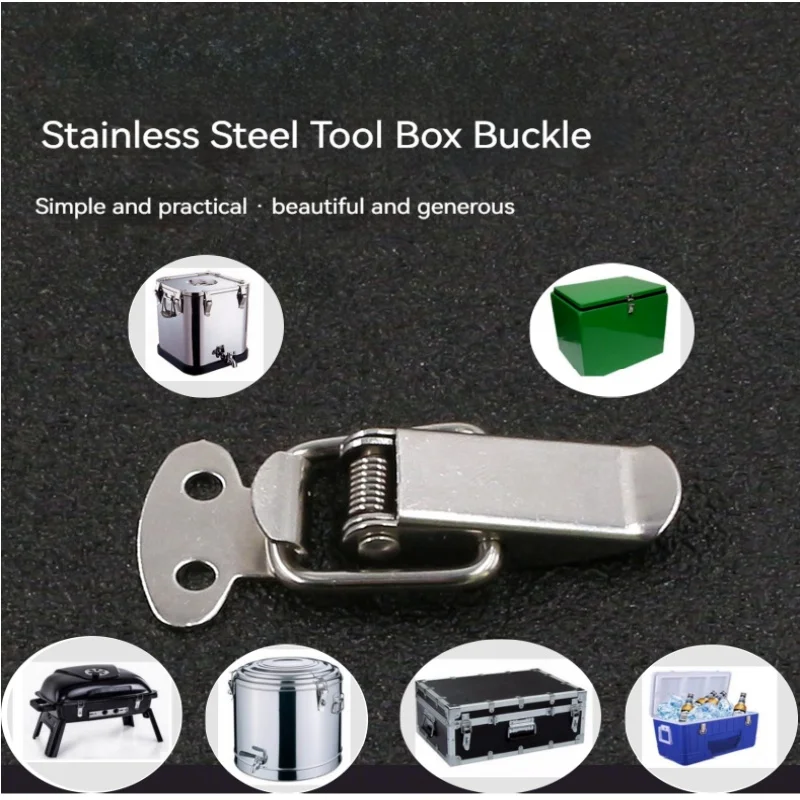 

Stainless Steel Furniture Accessories Anti-fall Cabinet Door Buckle Electric Cabinet Wooden Box Tool Box Insulation Box Lock