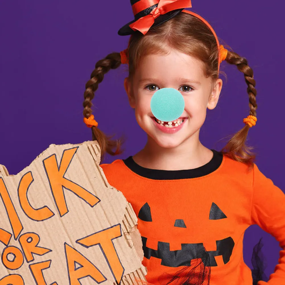 

Clown Nose Prop Red Circus Toy Party Favors Small Sponge Carnival Cosplay Replaceable Lightweight Portable Novelty Decorative