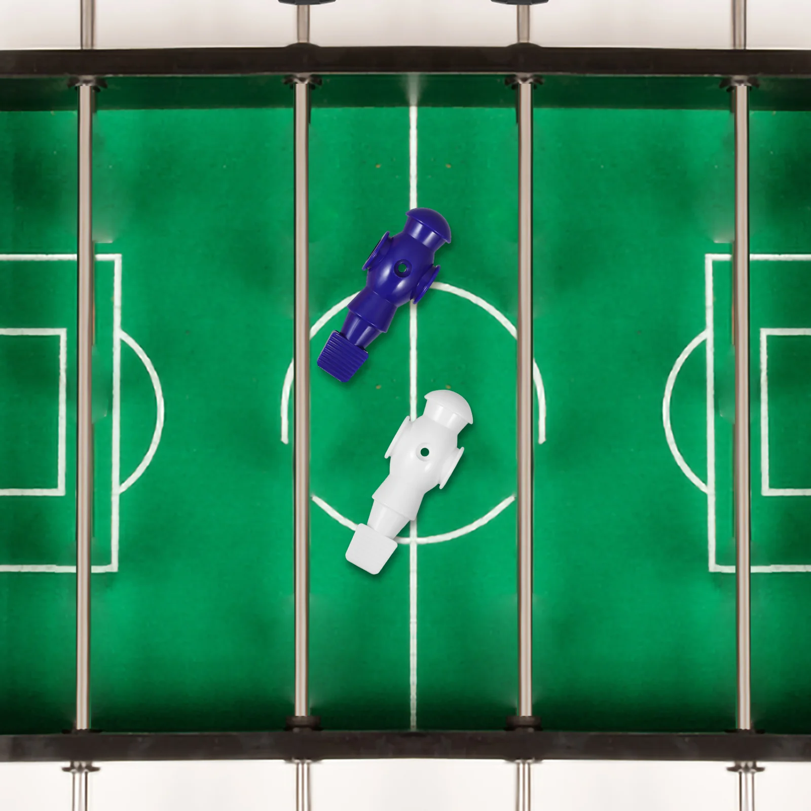 26 Stück Tischfußball-Ersatzspieler, 107 mm, langlebiger Kunststoff, Tischfußball für Herren, lebendige Farben, kompatibel mit Standard-Tischfußball