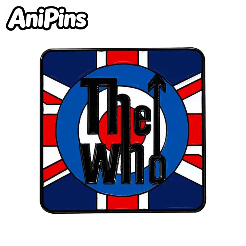 AniPins Music Band Pins 3-design Metal Enamel Brooch Pin For Backpack Clothes Lapel Badge Friends Gifts view 3