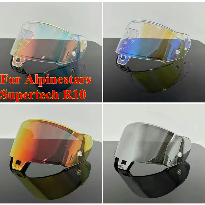 

1PCS Motorcycle Helmet Lens For Alpinestars Supertech R10 Helmet Visor Windshield Shield Glasses Visor Helmet Accessories