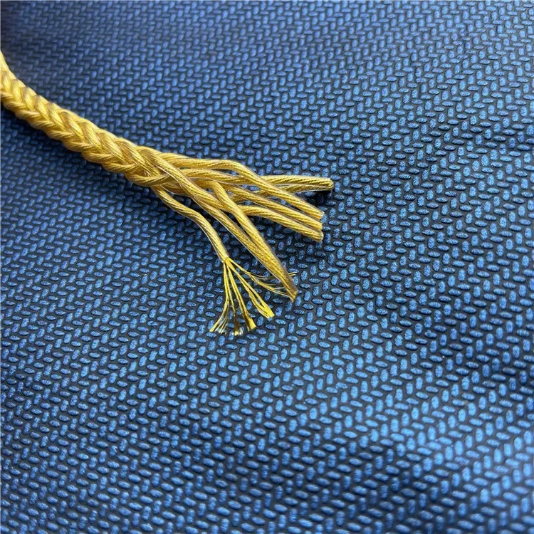 단결정 구리 금도금 구리 와이어, 8 가닥 브레이드, 392 코어, 7N, OD: 5.5mm