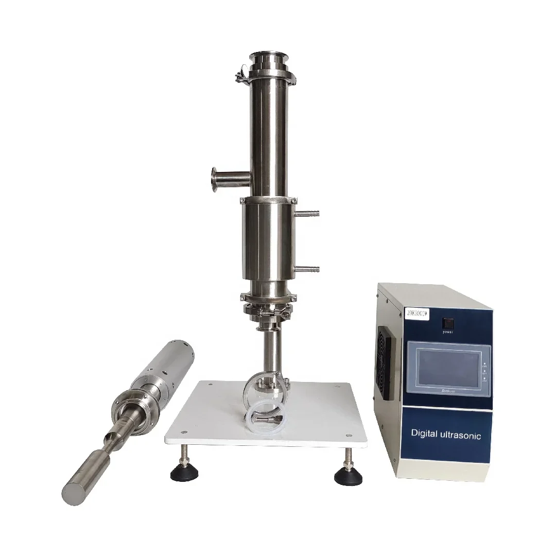 Best Quality Continuous  sonic Homogenizer Mixer Color Pigment Extraction Machine for Nanoemulsion Mixing