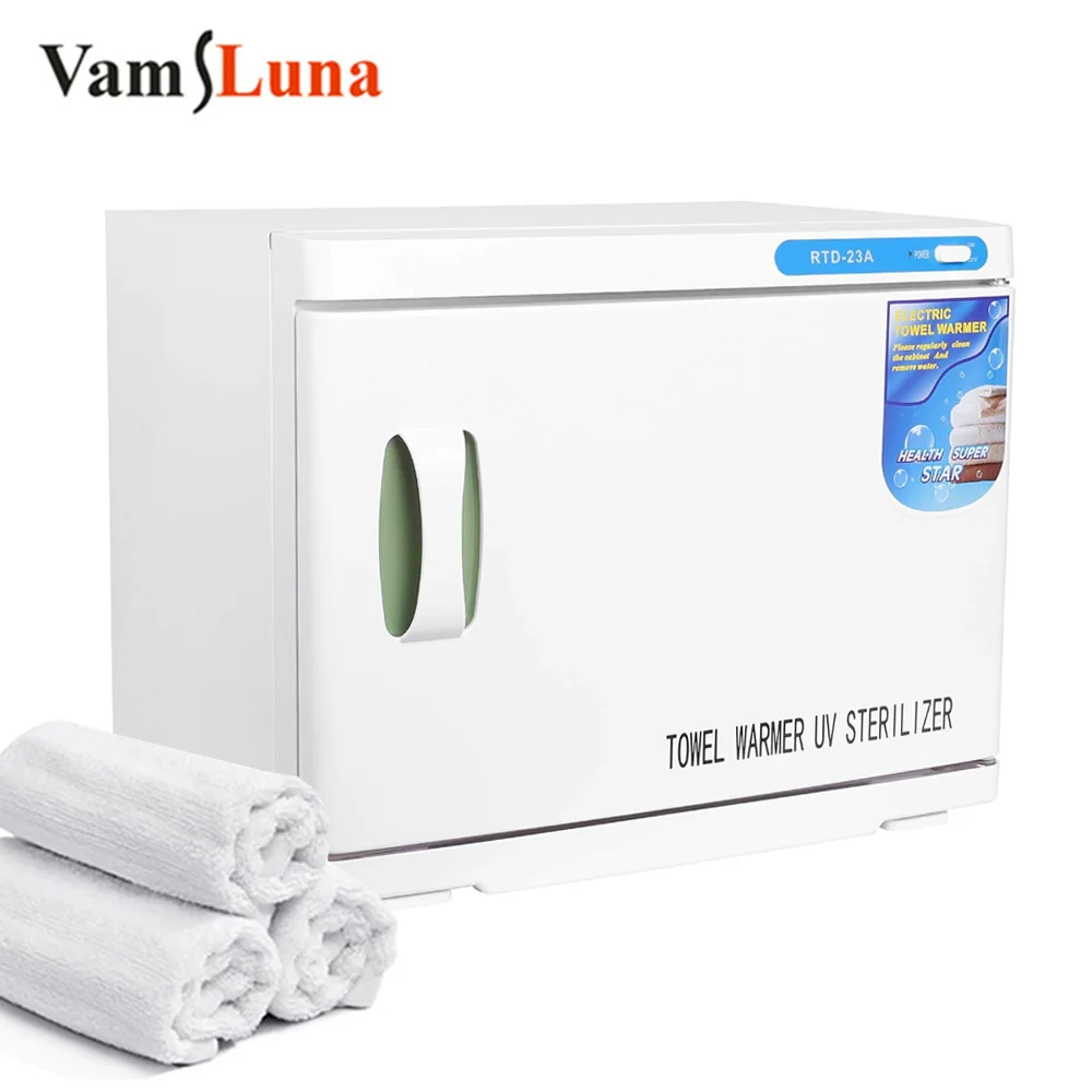 

23L UV Disinfection Box High-Temperature Towel Warmer Nail And Dental Tool Disinfection Ozone Suitable for Spa and Beauty Salons