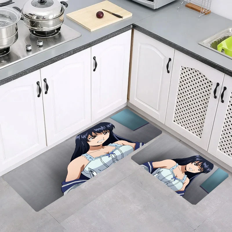 Carpets Anime High-Rise Invasion Foot Mat Home Balcony Room Rugs Carpet Entrance of House Kitchen Rug Doormat Door Mats Bathroom