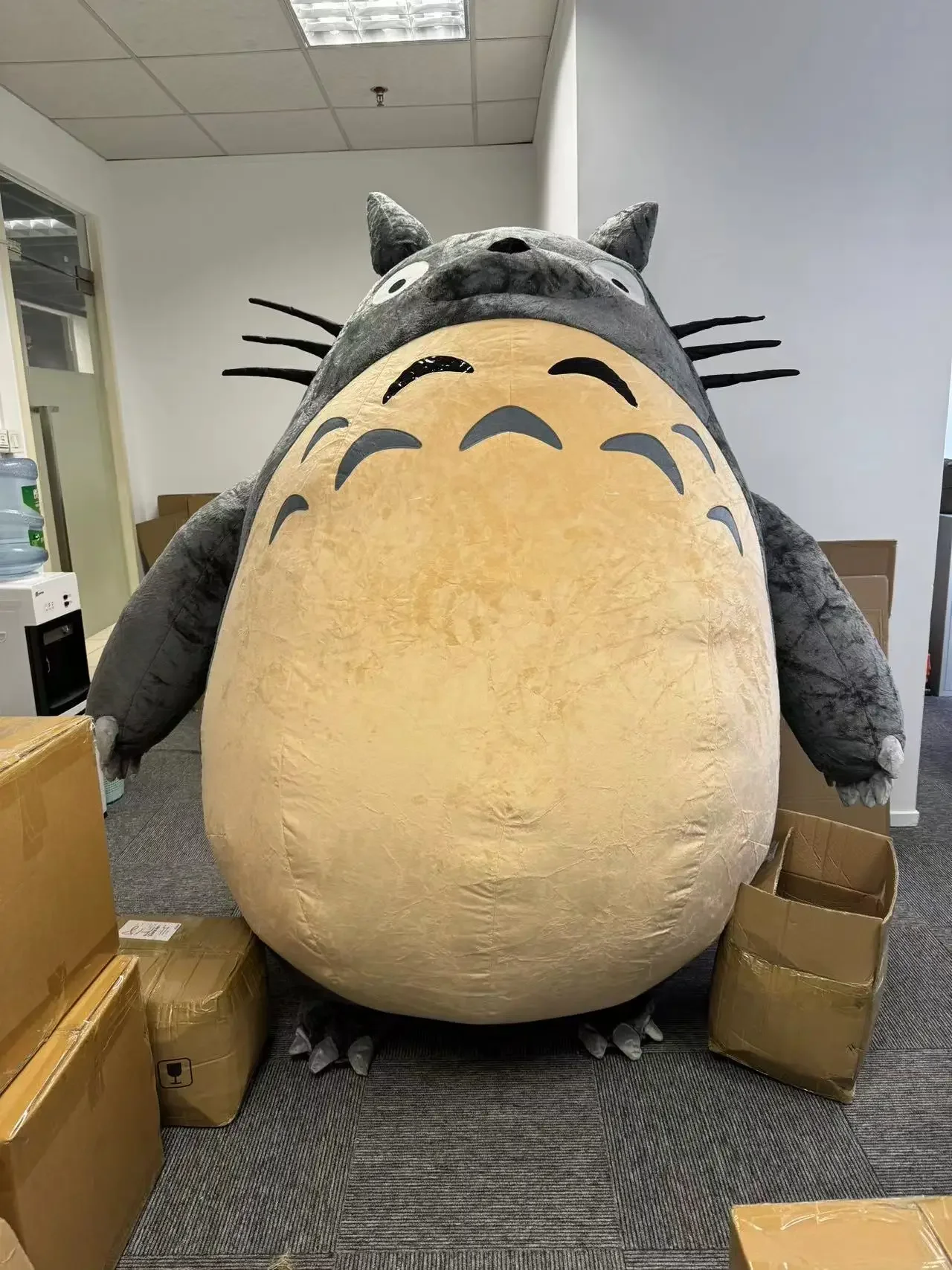 Funny toys cartoon character inflatable totoro mascot costume moving cat mascot costume adult suit for sale