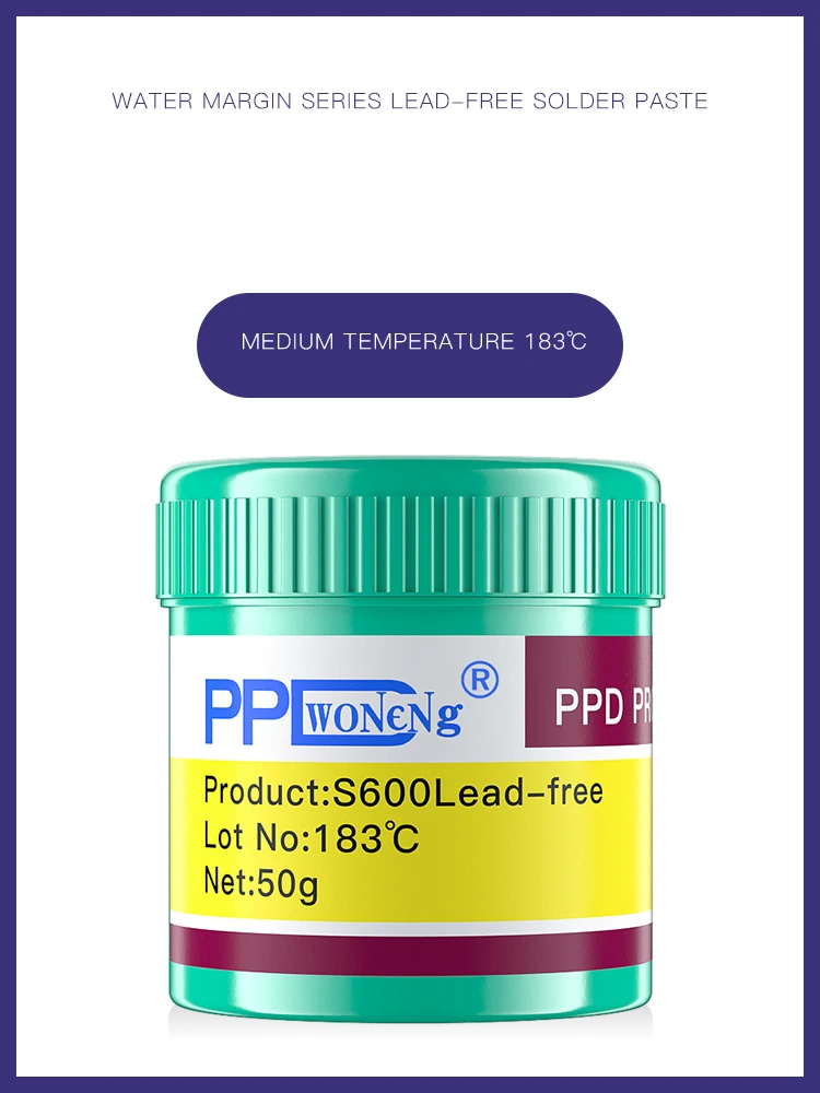 PPD Best Melting Point 138 / 183 Degrees Lead-free Low Temperature Solder Paste for A8 A9 A10 A11 Chip Special Tin Pulp Tools