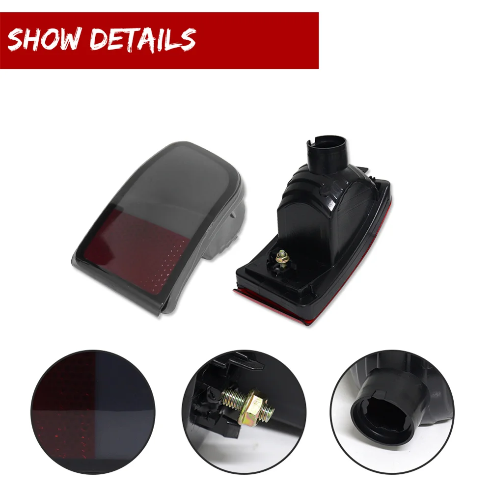 Gtinthebox Car Rear Bumper Reflector Light Shells For Toyota 4Runner 2003 2004 2005 For Toyota Land Cruiser Prado 120 2002-2009