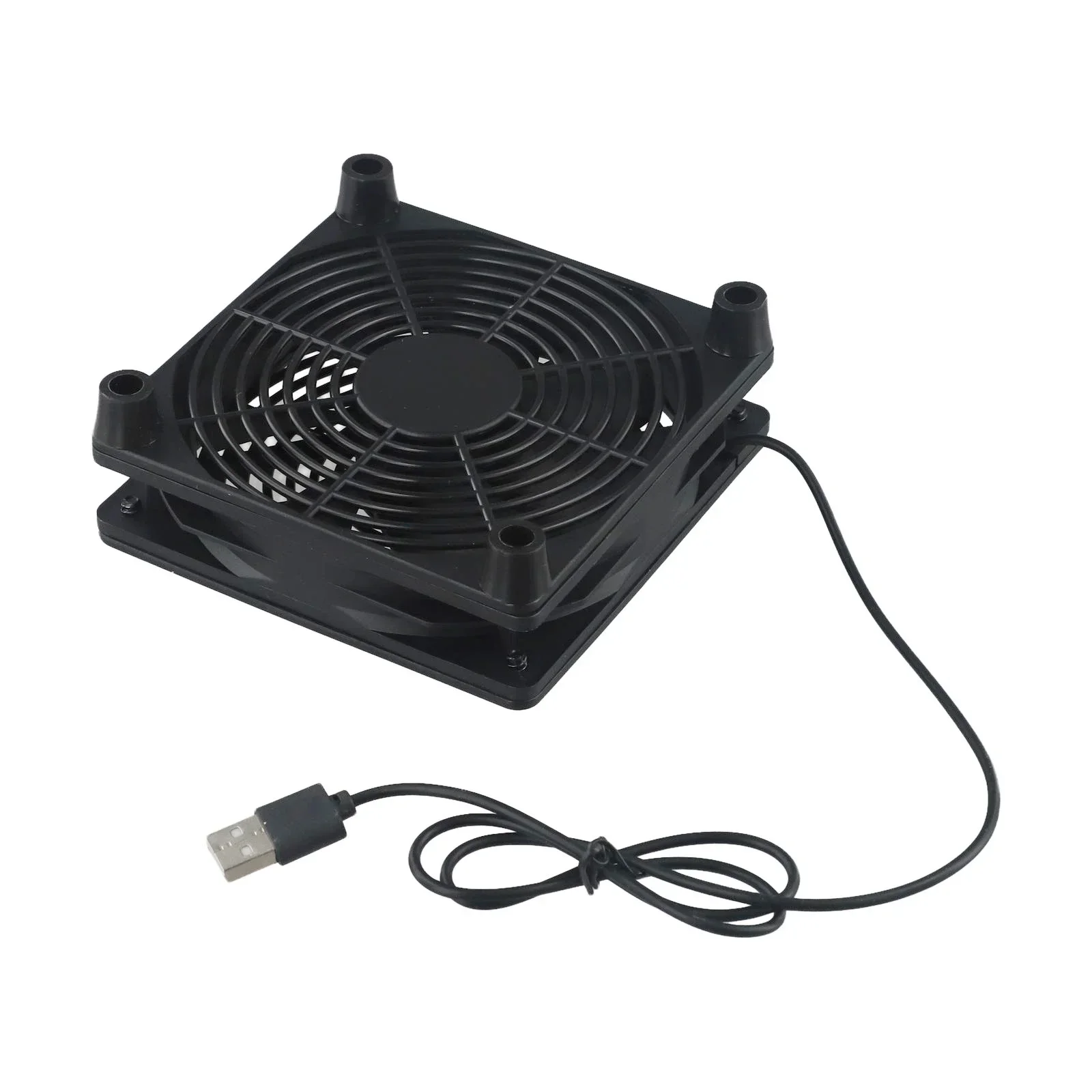 DVR alta Air Volume Cooling Router Fan, Ventilador USB elegante e eficiente, Comprimento do cabo