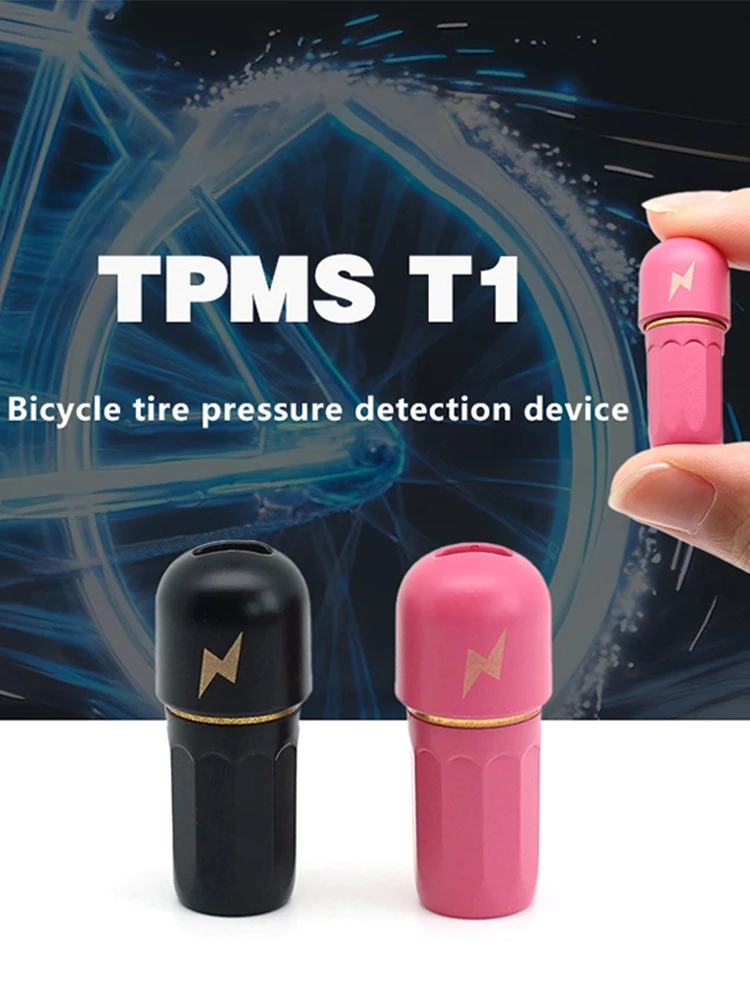 AliExpress NONE 2pieces/box TPMS T1 Tire Pressure Monitoring System Bike Air Pressure Monitor Real-Time Wireless Tire Pressure Detector