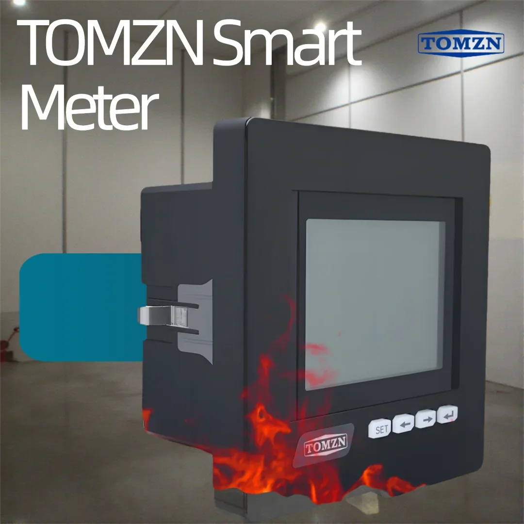 TOMZN Multifunctional  3-Phase 4-Wire System – Monitoring Phase/Line Voltage Current Active and Reactive Power RS485 Power Meter