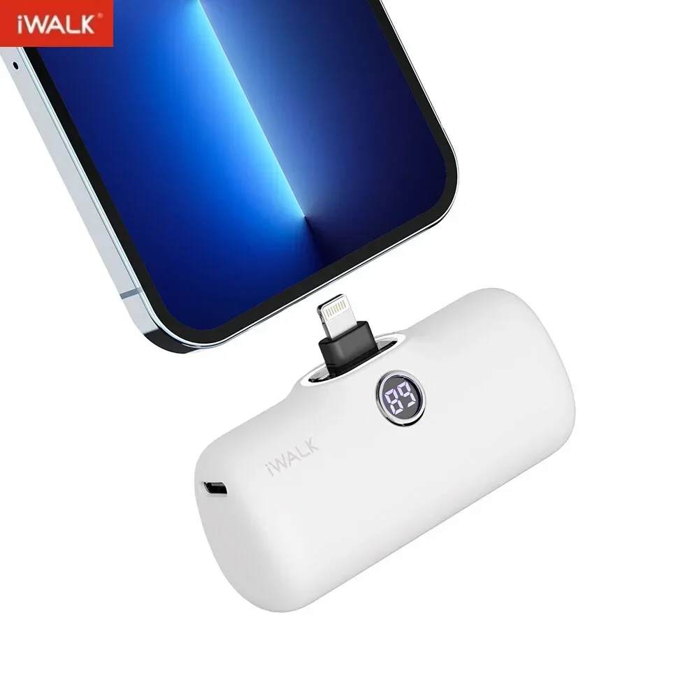 

iWALK Power Banks Portable Battery Bank Fast Charge Charger for Iphone Powerbank 4800mAh External Mobile Ultra Mini Banks