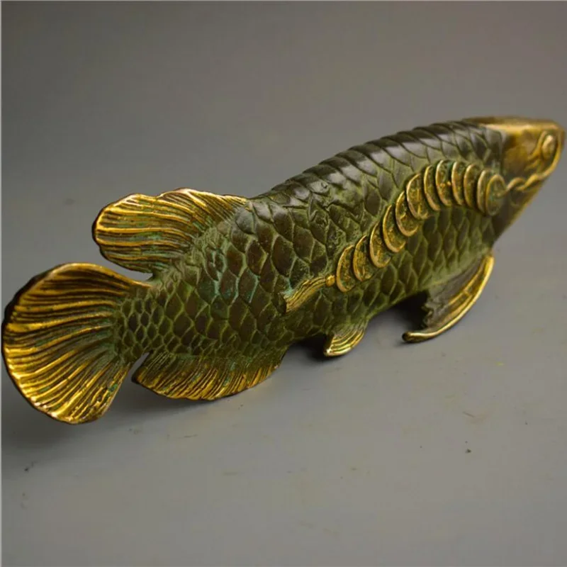 Copper Statue Factory direct selling copper fine products small goldfish home auspicious gifts ornaments copper crafts