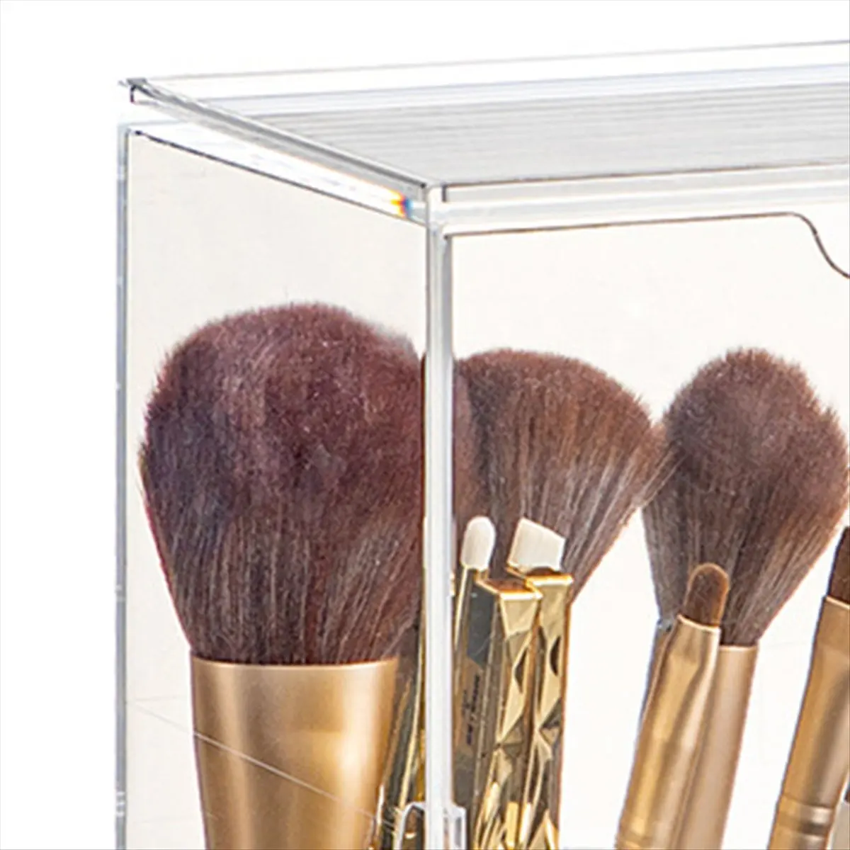 

*ESTR Dressing Table Lipstick Rack, Large-Capacity Makeup Brush Storage Tube, Dust-Proof Desktop Cosmetics Storage Box