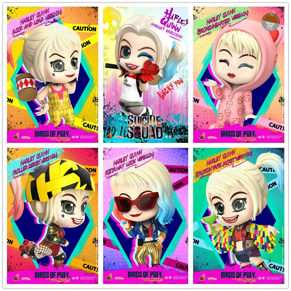 

Hot Genuine Raptor Squad X Special Task Force Action Figures Harley Quinn Cosbaby Mini Doll Handmade Accessories Kids Gifts Toys