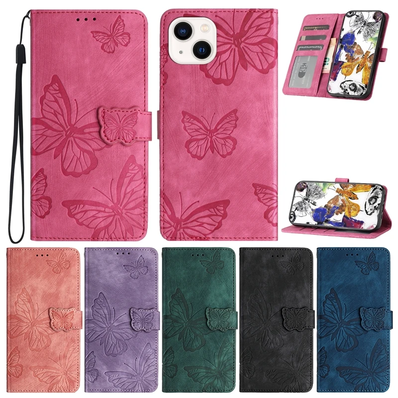 New Butterfly Leather Case Protect Cover For Samsung Galaxy J3 J310 J320 J330 J5 J510 J530 J7 Pro 2017 J730 J710 A6 A8 Stand Wal