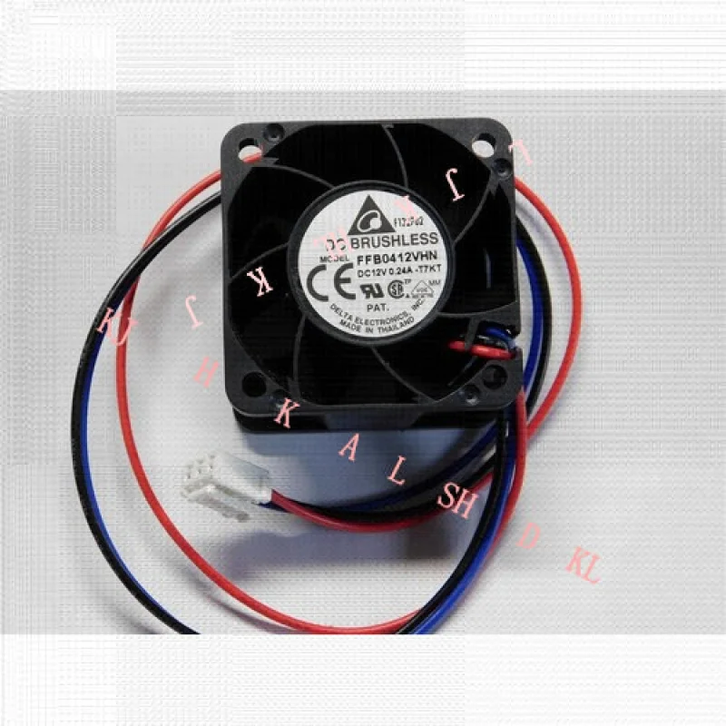 

N FOR Delta FFB0412VHN-T7KT 12V 0.24A 40x40xx28mm Box Ventilation Fan OEM Part 3 Lead
