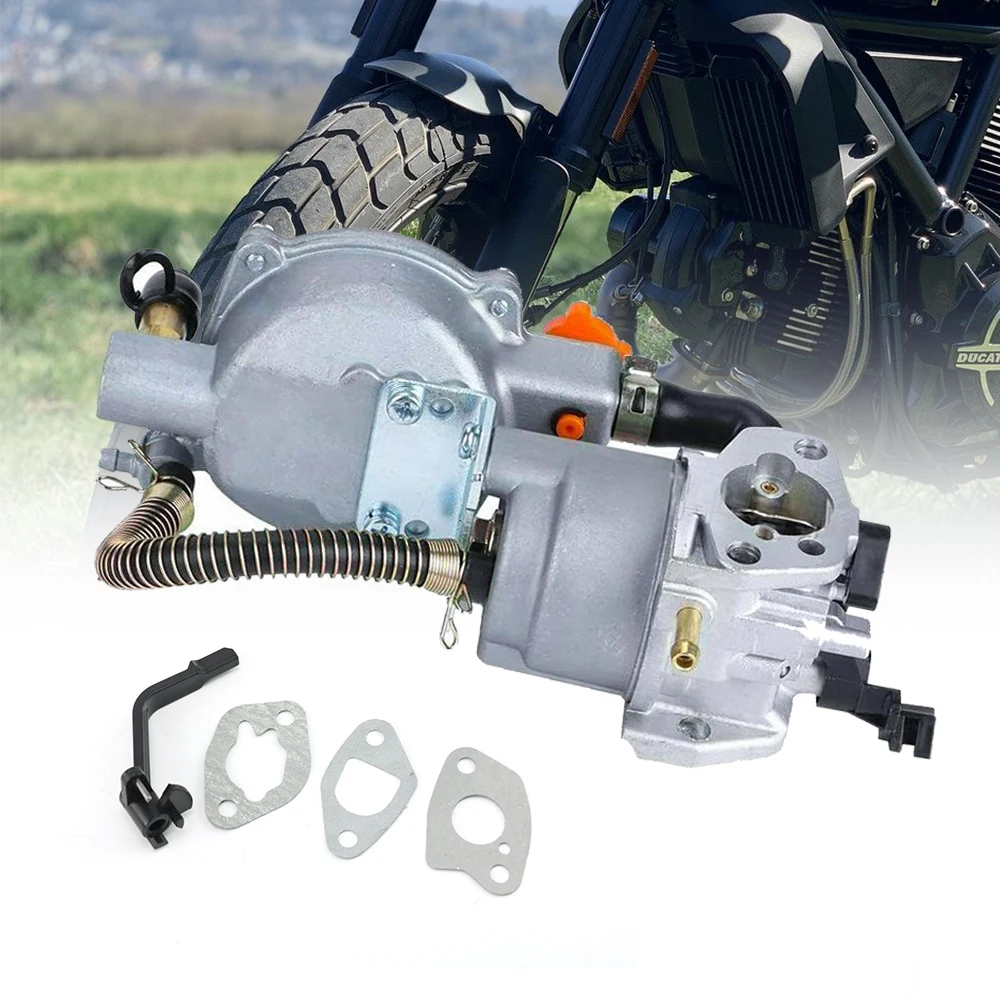New 3KW 168F 170F Gasoline Generator  LPG Carburetor Dual Fuel LPG NG Gas Carburetor Conversion Kit For Generator Parts 6.5HP