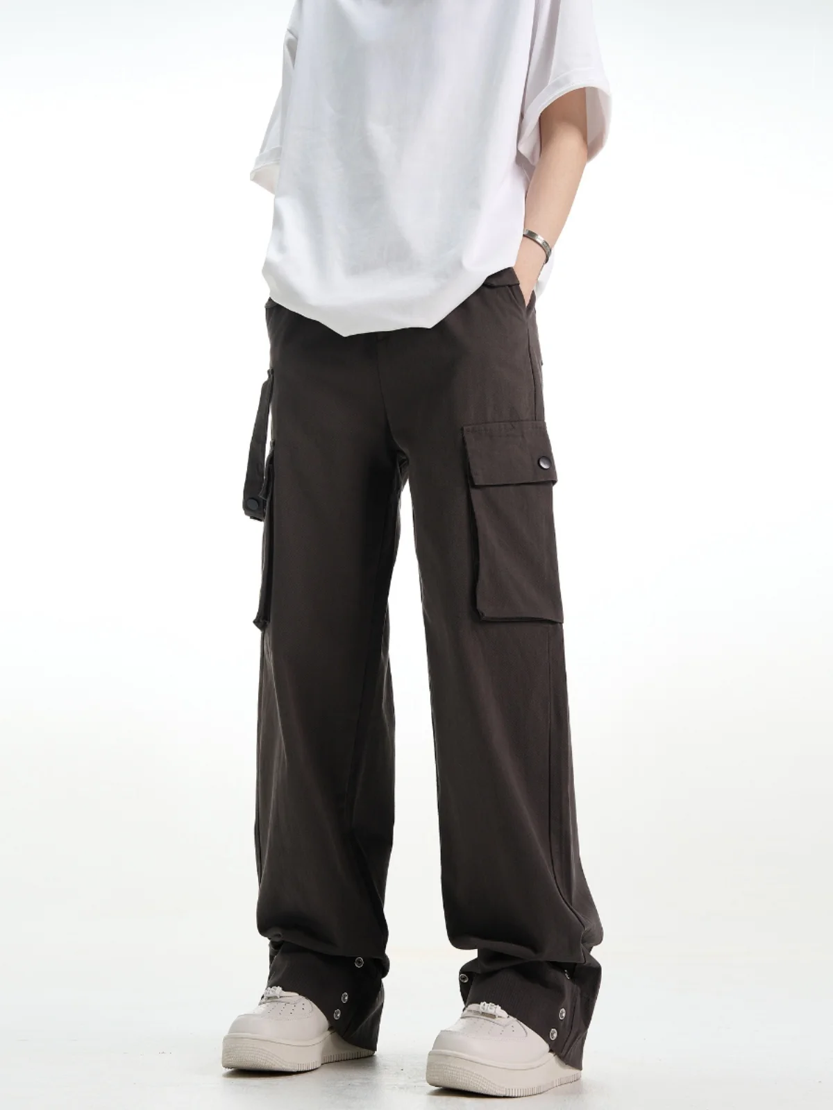 

2023 new fashion American casual big pocket casual cargo camo jogger army baggy pants korean men men's and women's loose pants