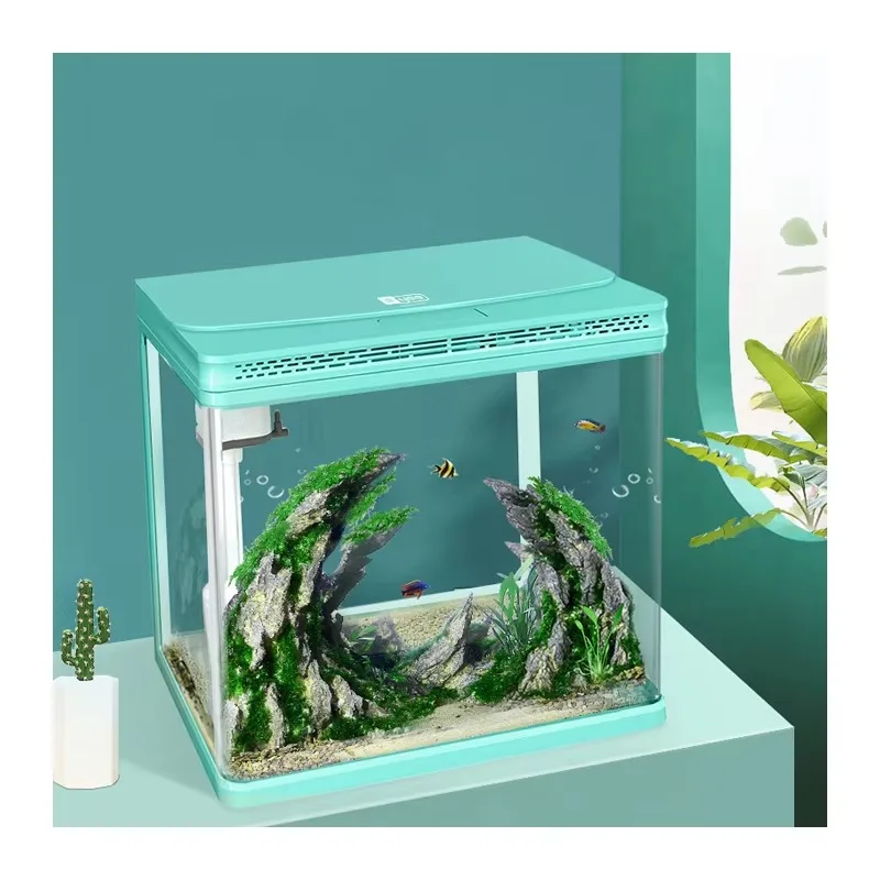 

Factory Directly Price Tank Fish Aquarium Indoor Household Right Angle Grass Fish Tank Aquarium
