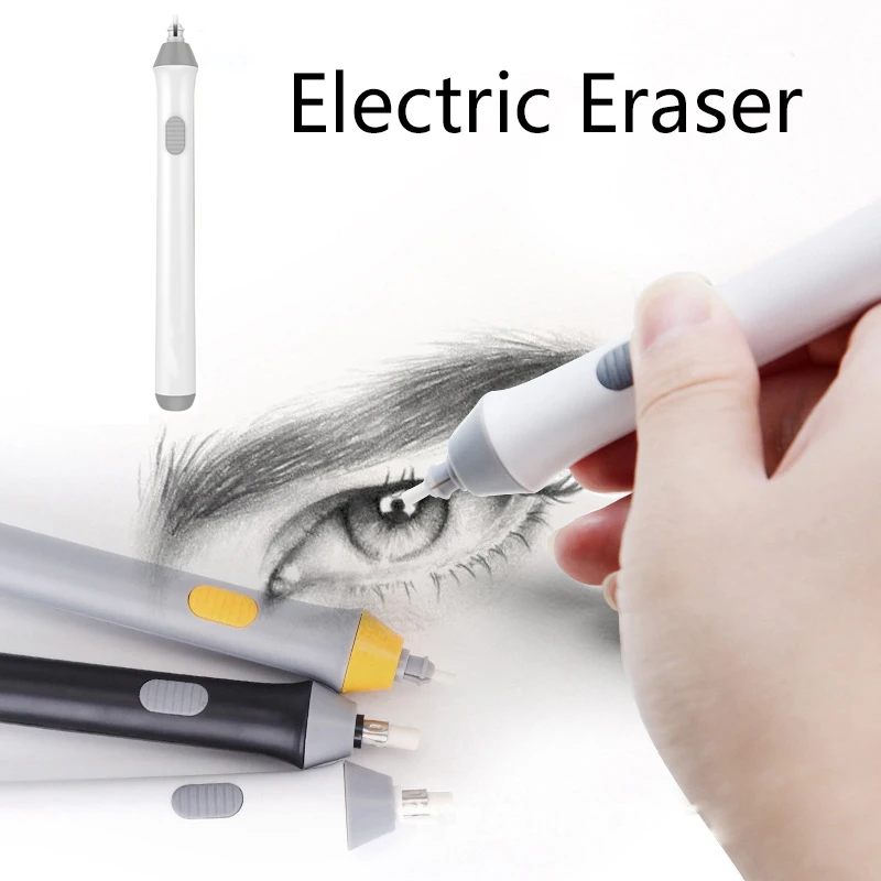 

Sketch Electric Highlight Eraser Art Painting Auto Rotating Student Stationery Supplies