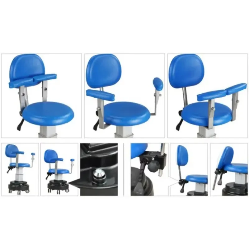 Medical Adjustable Movable Operation Electric Surgeon Chair With Arm Rest Electric Chair Ophthalmologist Dentist Surgery
