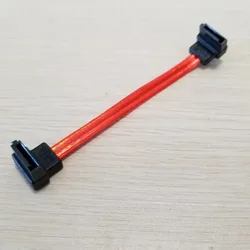 Custom SATA Cable Adapter Data  Ultra Soft Red 10cm