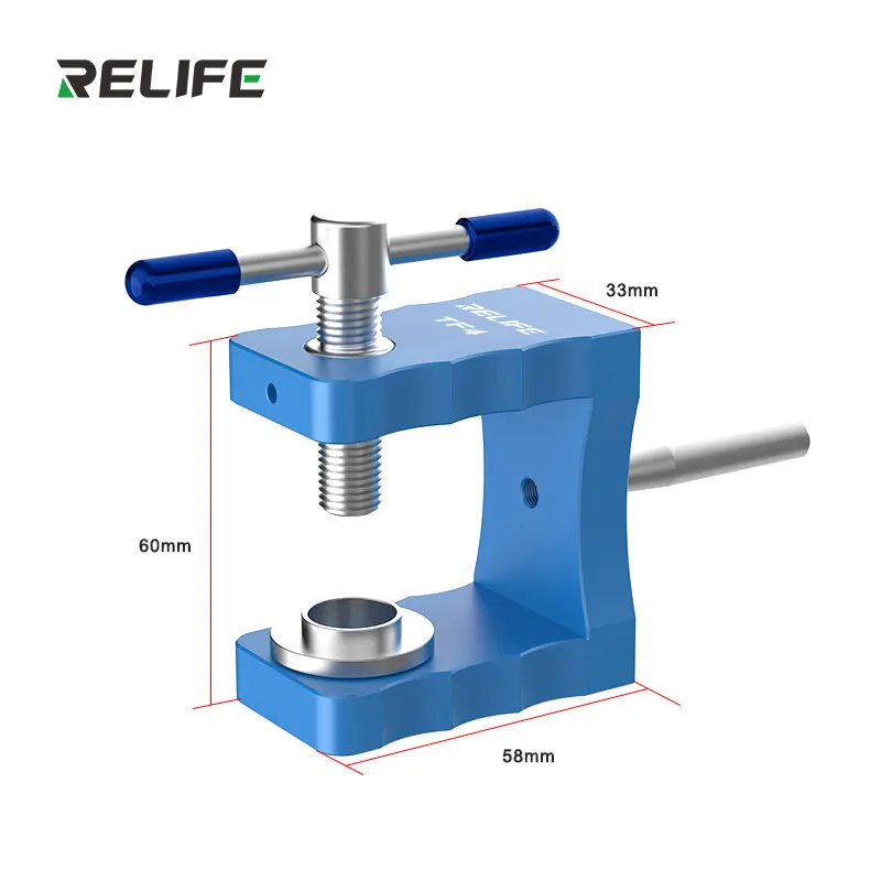 RELIFE TF4 Rear Camera Frame Disassembly Fixture for IPhone X-16 Series Multiple Head Aluminum Alloy Rotating Frame Removal Tool