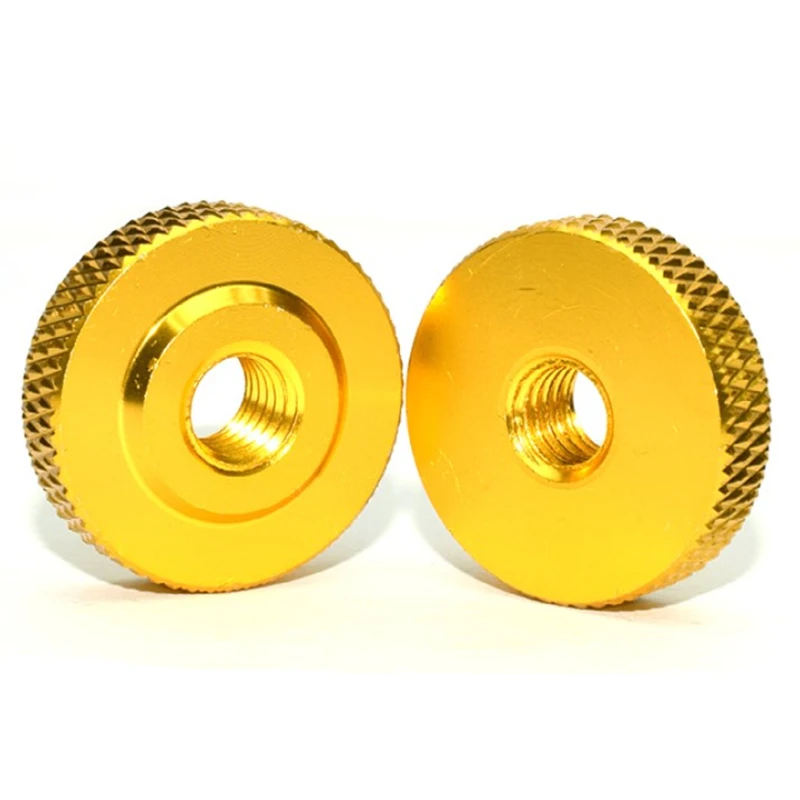 M3 M4 M5 M6 bunte Aluminiumlegierung kleine Stufe gerändelt Daumen Handmutter mehrfarbig für FPV RC Modellspielzeug