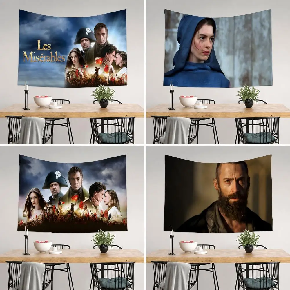 Moive L-Les Miserables Tapestry Tapestry Wall Hanging For Bedroom Dorm Living Room Decor Aesthetic