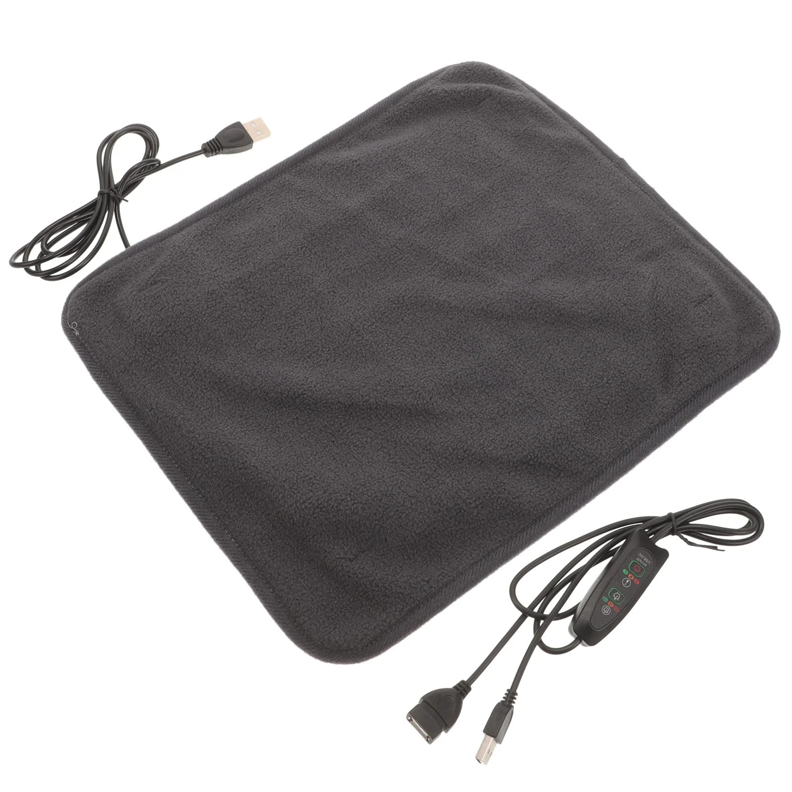 

Pet Heated Cushion Heating Pad Sleeping Mat Warming Bed Cat Grey Polyester Electric Blanket