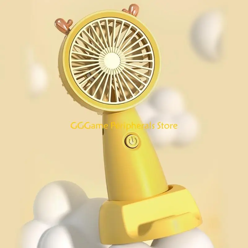 U55B 3-Gang-USB-Lüfter Mini-Handventilator Outdoor Mini kreativer Desktop-Telefonhalter