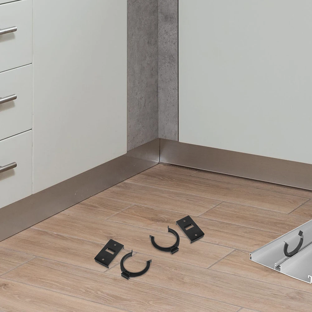 

Cabinet Foot Accessories Kitchen Plinth Clips Leveler Cabinet Kick Board Clips Plastic Toe Plate Floor Protection Reusable